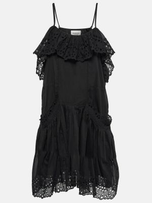 Mini robe en coton à motif étoile Marant étoile noir