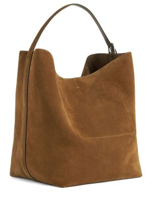 Nakupovalna torba iz semiša Toteme rjava