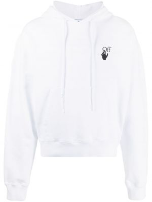 Hoodie Off-white vit