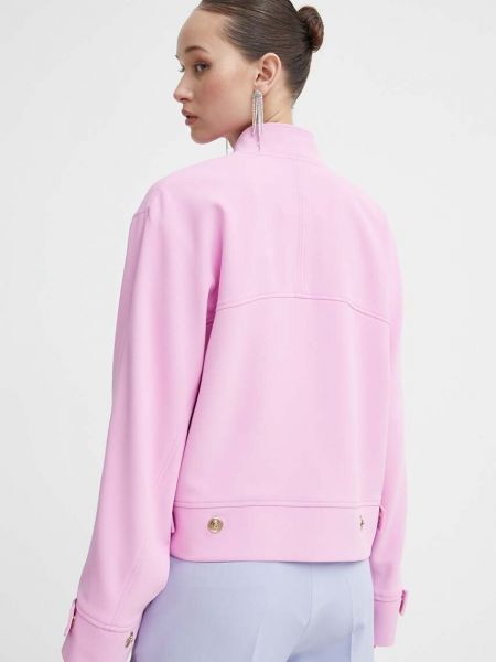 Rövid kabát Blugirl Blumarine rózsaszín