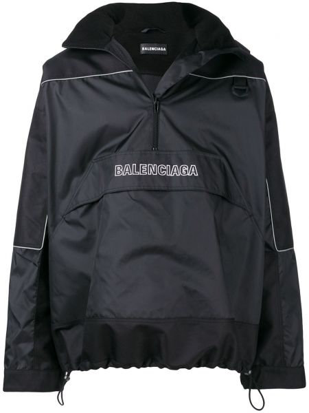 Αντιανεμικό μπουφάν Balenciaga μαύρο