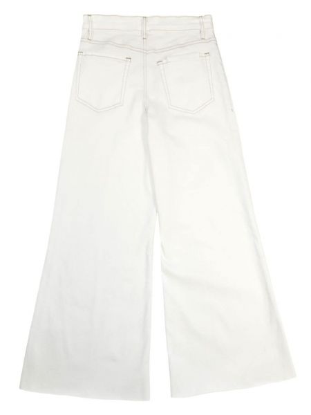 Jeans large Frame blanc