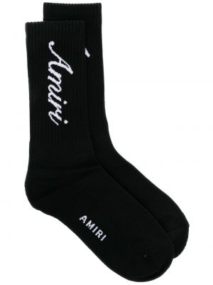 Плетени чорапи Amiri черно