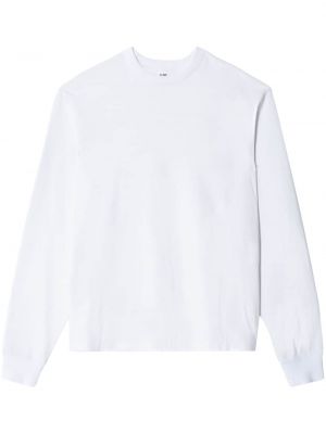 T-shirt manches longues en coton avec manches longues Re/done blanc