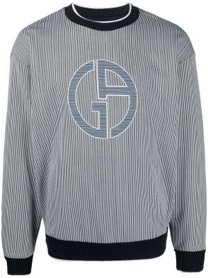 Sweatshirt aus baumwoll mit print Giorgio Armani