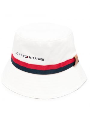 Bøttehatt Tommy Hilfiger hvit