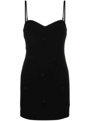 Αμάνικη κοκτέιλ φόρεμα P.a.r.o.s.h. μαύρο