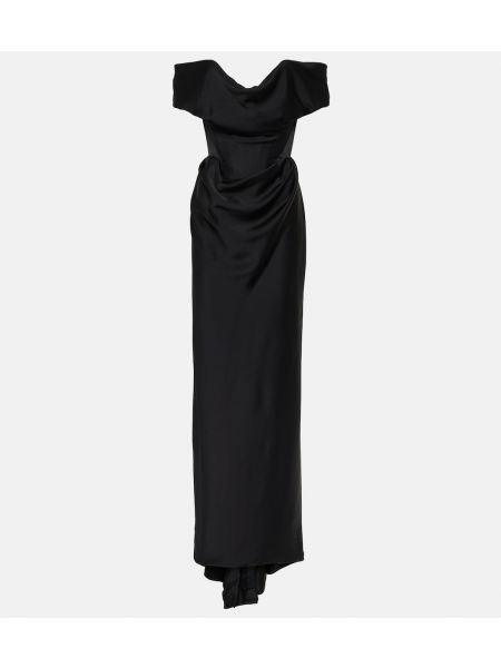 Платье nova cocotte из креп-атласа Vivienne Westwood черный