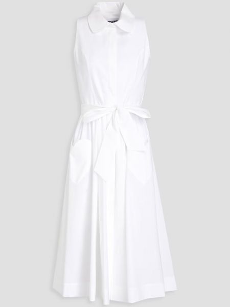 Платье миди Moschino белое