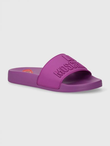 Papuci Love Moschino violet