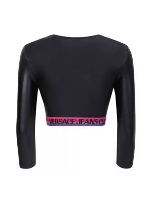 Top Versace Jeans Couture negro