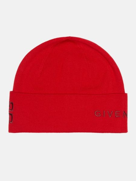 Шерстяная шапка Givenchy красный