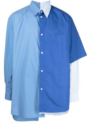 Асиметрична риза Hed Mayner синьо