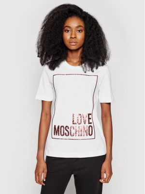 Μπλούζα Love Moschino λευκό
