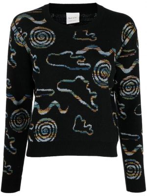 Вълнен пуловер Paul Smith черно