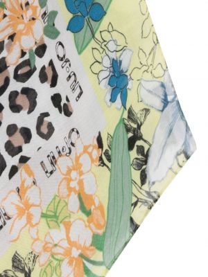 Schal mit print mit leopardenmuster Liu Jo grün