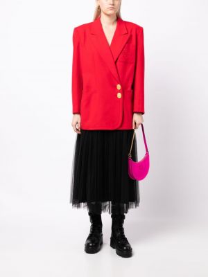 Sako s výšivkou Christian Dior červené