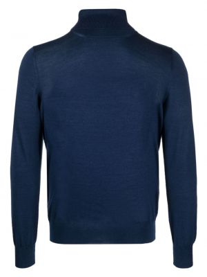 Jedwabny sweter z kaszmiru Fileria niebieski
