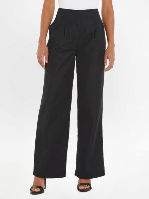 Laza szabású nadrág Calvin Klein Jeans fekete