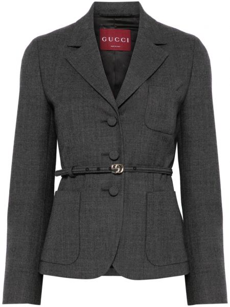 Uld blazer Gucci grå