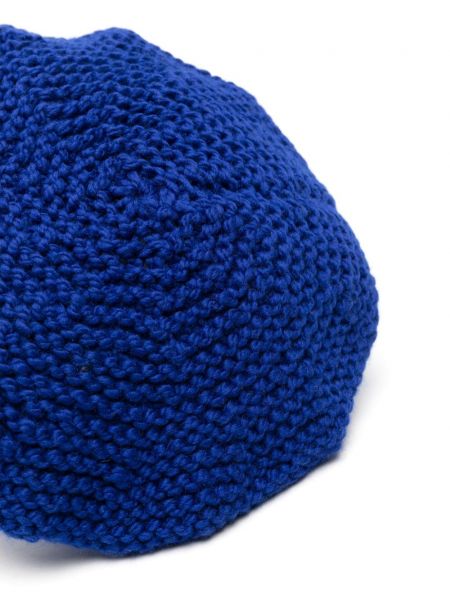 Bonnet en tricot Maison Margiela bleu
