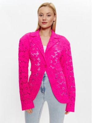 Кружевной пиджак Rotate розовый