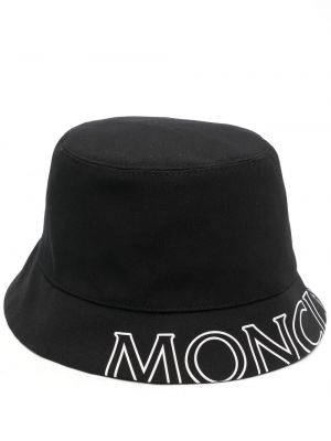 Mustriline puuvillased müts Moncler