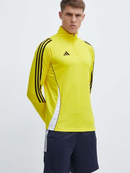 Hanorac cu fermoar Adidas Performance galben