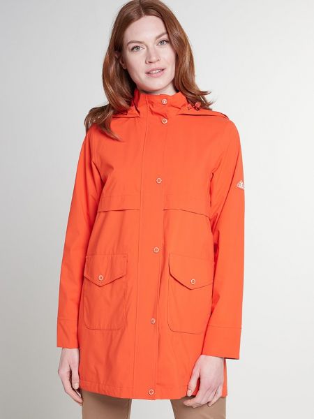 Krótki płaszcz Barbour pomarańczowy