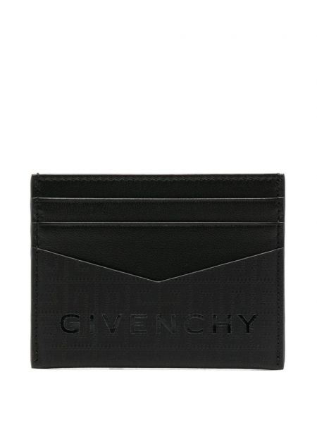Kožená peňaženka Givenchy čierna