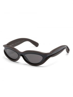 Okulary przeciwsłoneczne Bottega Veneta Eyewear brązowe
