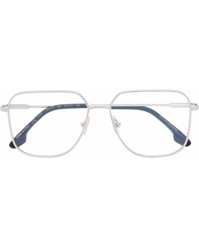 Victoria Beckham Eyewear lunettes de vue bicolores à monture carrée - Argent