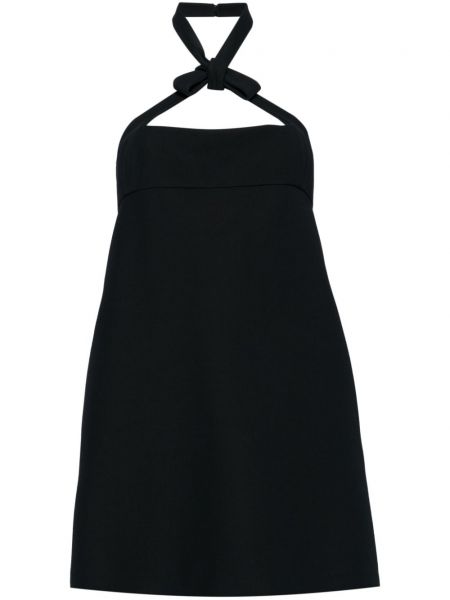 Vlnené šaty Christian Dior Pre-owned čierna