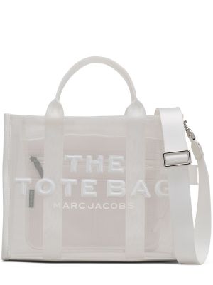 Nylónová nákupná taška Marc Jacobs biela