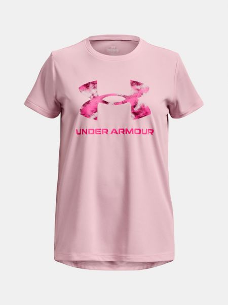 Koszulka z nadrukiem Under Armour różowa