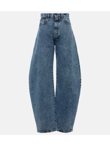 Høy midje jeans Alaia blå