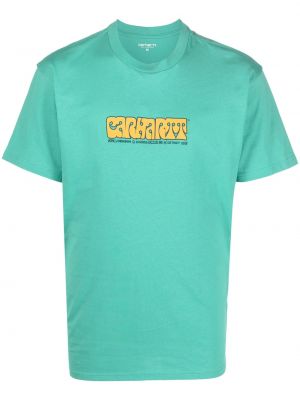T-shirt con stampa Carhartt Wip verde