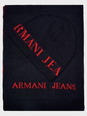 Шапка Armani Jeans чорна