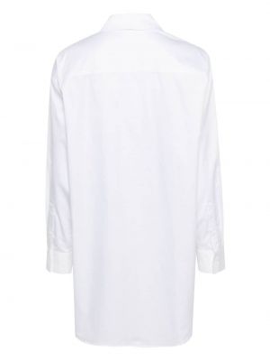 Bavlněná košile Calvin Klein bílá