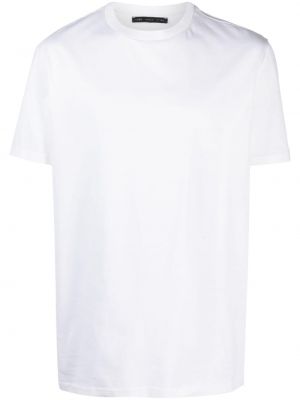Koszulka z okrągłym dekoltem Low Brand biała