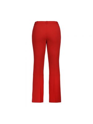 Pantalones rectos de punto Pinko rojo