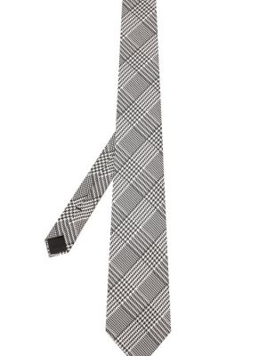 Шелковый галстук Tom Ford серый