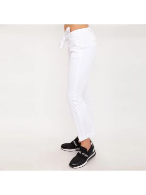 Pantalones cortos de algodón Liu Jo blanco