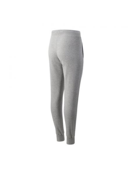 Pantalon classique en polaire en coton New Balance gris