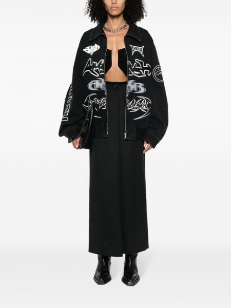 Jupe taille haute Givenchy noir
