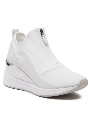 Sneakersy na koturnie Michael Michael Kors białe