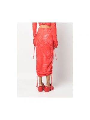 Falda larga Cannari Concept rojo