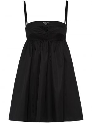 Nylonové šaty Prada čierna