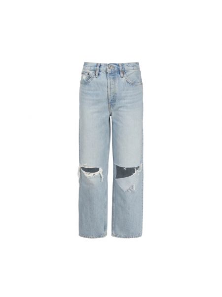 Zerrissene bootcut jeans ausgestellt Re/done blau