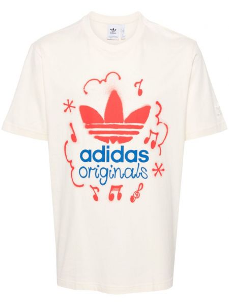 Koszulka z dżerseju z siateczką bawełniana Adidas